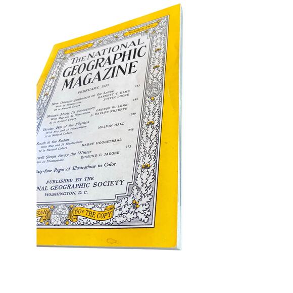 National Geographic February 1953, New Orleans Jamabalya, Poorwill, Sudan VTG - Picture 3 of 4